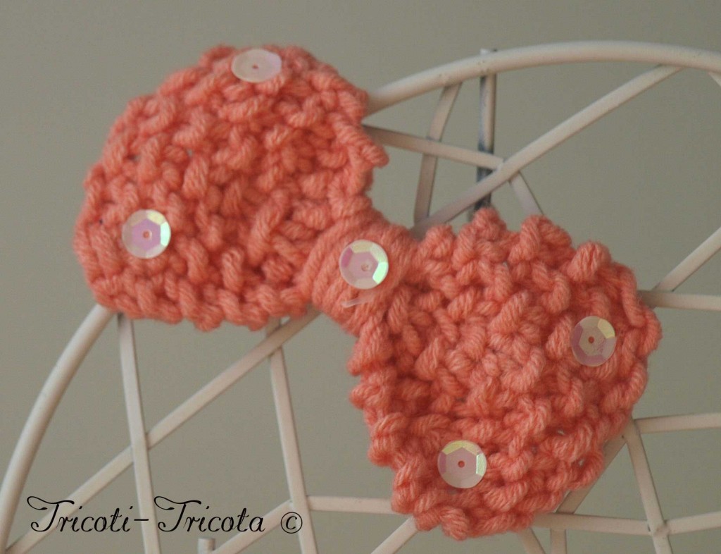 barrettes tricot